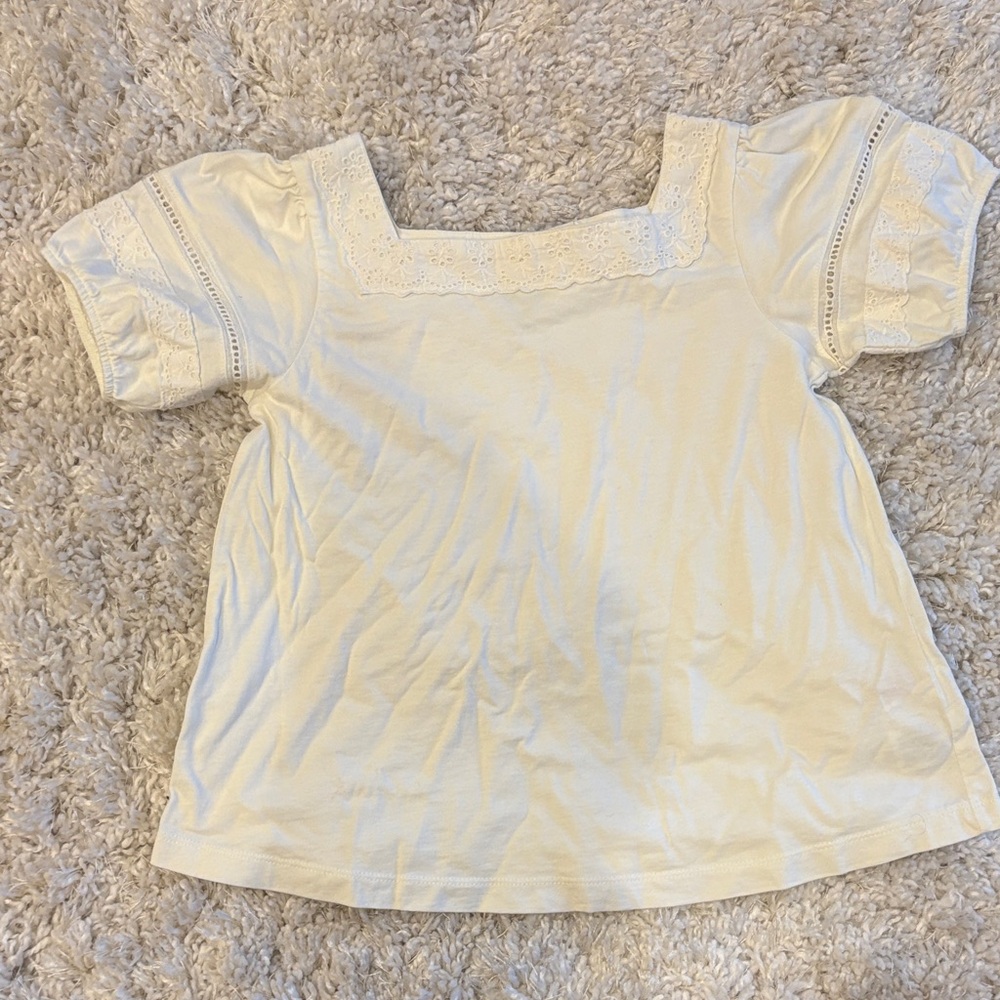 Boden Cream Kids Top
